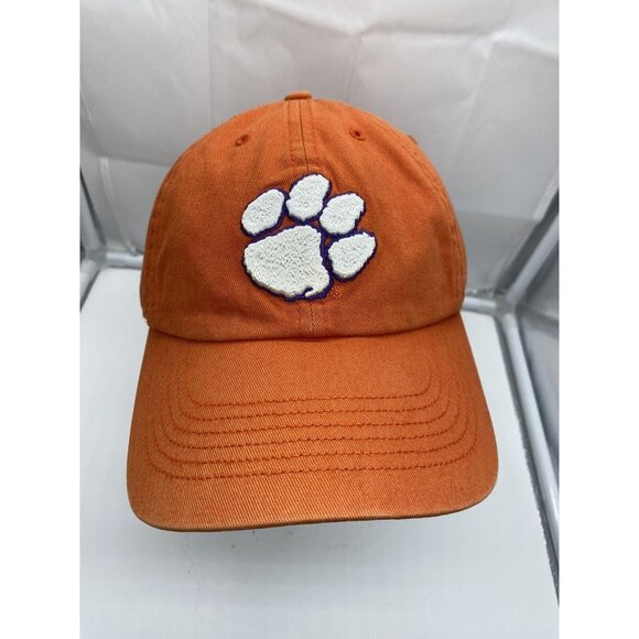 Clemson Tigers Orange Cap Hat Fitted Large Baseball NCAA '47 Brand Cotton - Picture 1 of 8